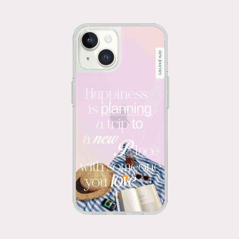 happy plan 디자인 [글로시미러 폰케이스]아이폰14 13 12 미니 mini 엑스 프로 pro max 맥스 갤럭시 Z플립 스마트 변색없는 젤리 감성
