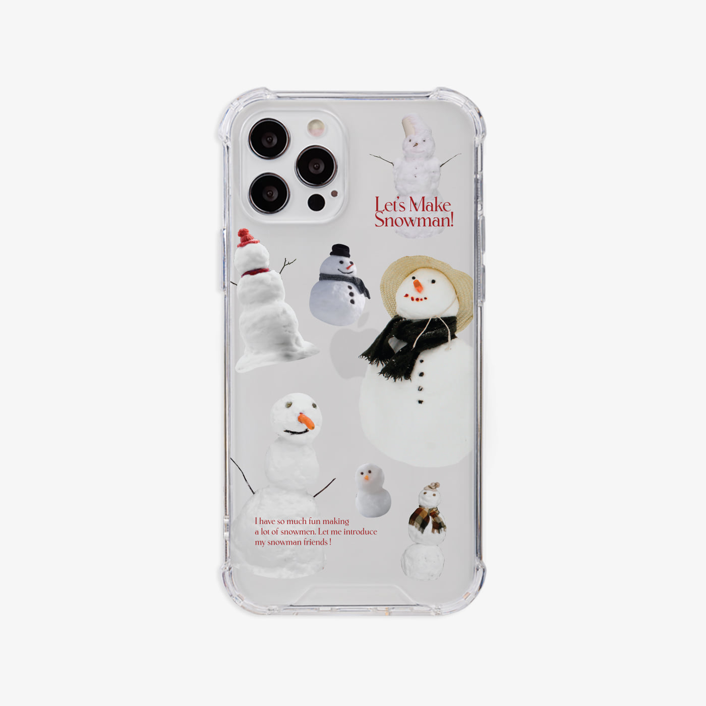 make snowman 디자인 [탱크투명 폰케이스]아이폰14 13 12 미니 mini 엑스 프로 pro max 맥스 갤럭시 Z플립 스마트 변색없는 젤리 감성