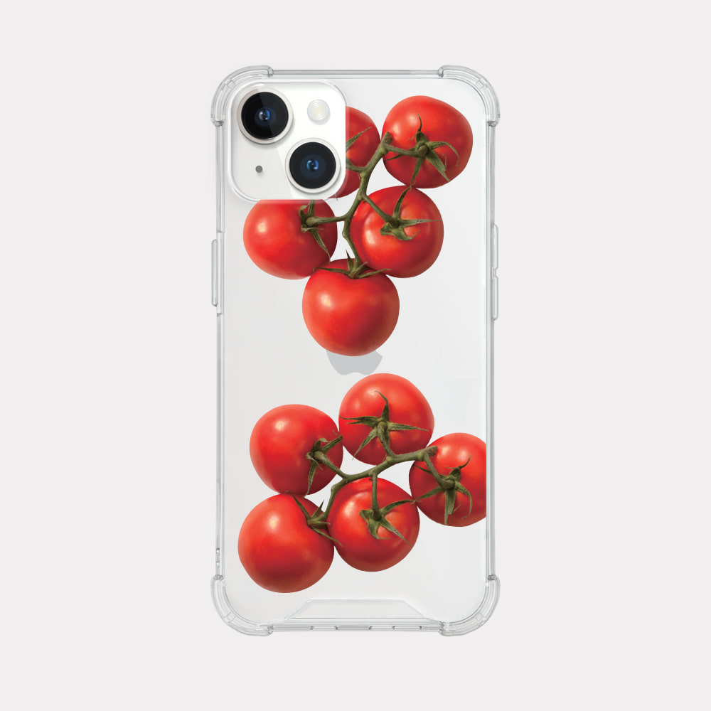 red tomato 디자인 [탱크투명 폰케이스]아이폰14 13 12 미니 mini 엑스 프로 pro max 맥스 갤럭시 Z플립 스마트 변색없는 젤리 감성