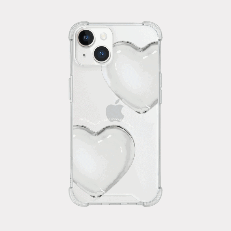 pure love 디자인 [탱크투명 폰케이스]아이폰14 13 12 미니 mini 엑스 프로 pro max 맥스 갤럭시 Z플립 스마트 변색없는 젤리 감성