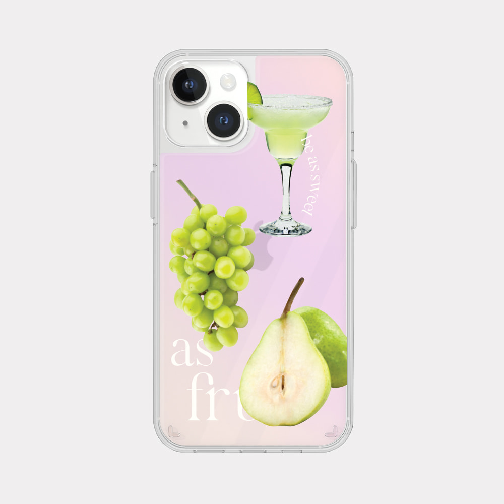 sweet fruits 디자인 [글로시미러 폰케이스]아이폰14 13 12 미니 mini 엑스 프로 pro max 맥스 갤럭시 Z플립 스마트 변색없는 젤리 감성