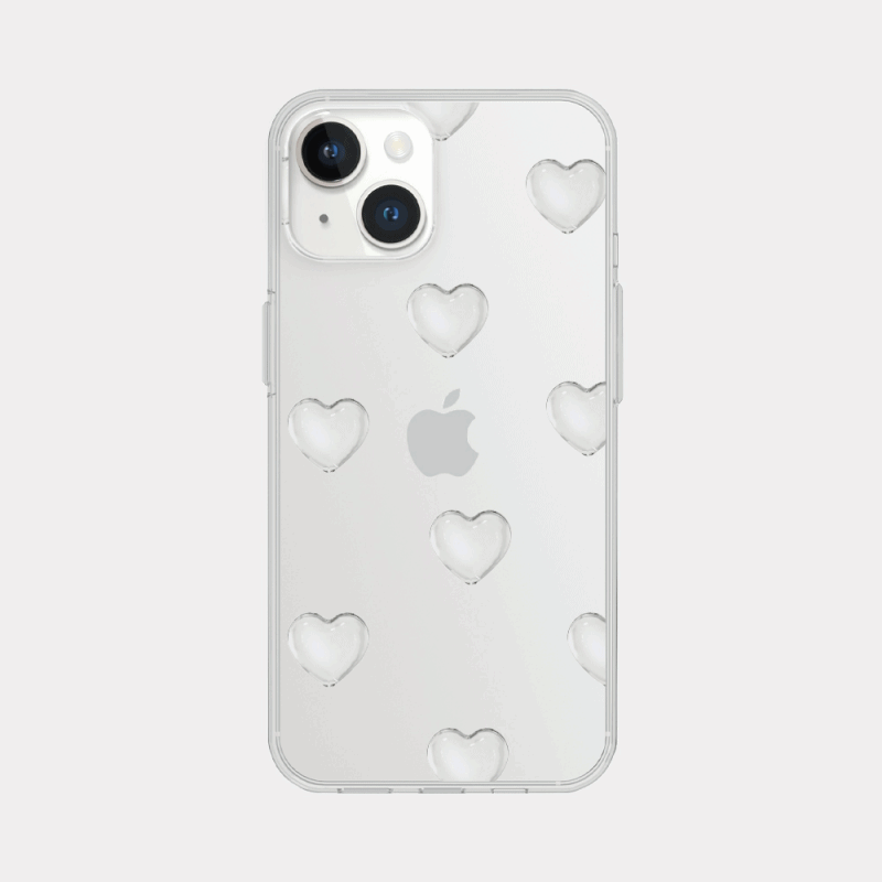 pure love 패턴 디자인 [클리어 폰케이스]아이폰14 13 12 미니 mini 엑스 프로 pro max 맥스 갤럭시 Z플립 스마트 변색없는 젤리 감성