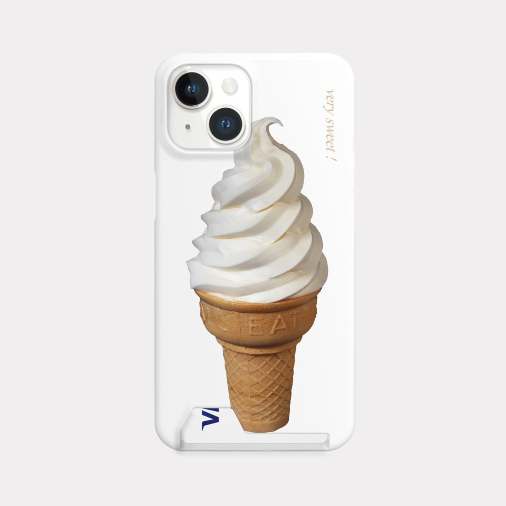 sweet ice cream 디자인 [카드수납 폰케이스]아이폰14 13 12 미니 mini 엑스 프로 pro max 맥스 갤럭시 Z플립 핸드폰 감성