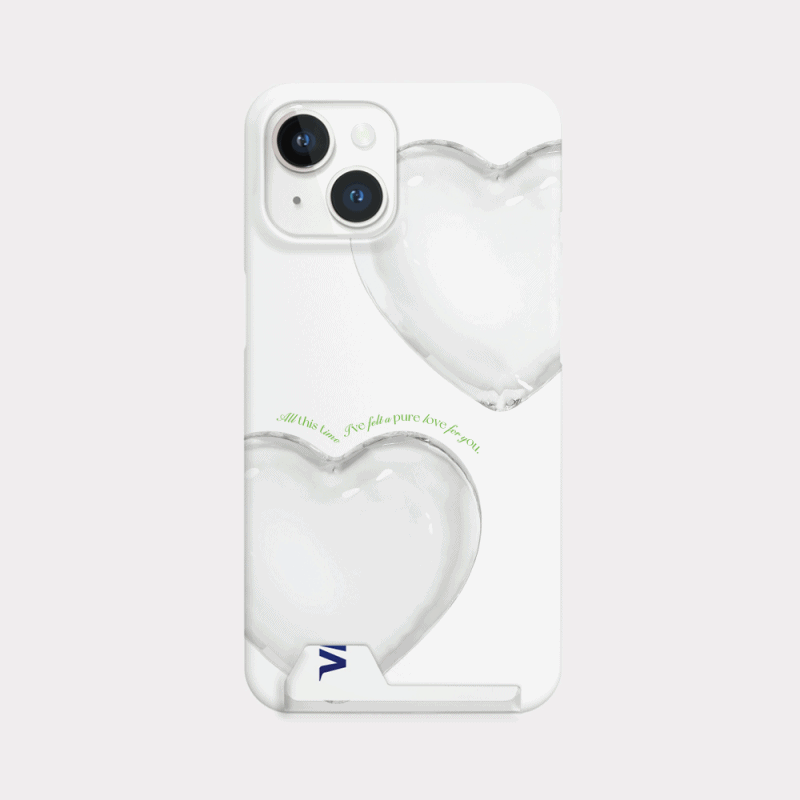 pure love 디자인 [카드수납 폰케이스]아이폰14 13 12 미니 mini 엑스 프로 pro max 맥스 갤럭시 Z플립 핸드폰 감성