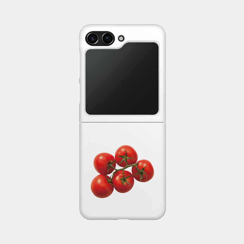 red tomato 디자인 [제트플립 하드 폰케이스]아이폰14 13 12 미니 mini 엑스 프로 pro max 맥스 갤럭시 Z플립 핸드폰 감성