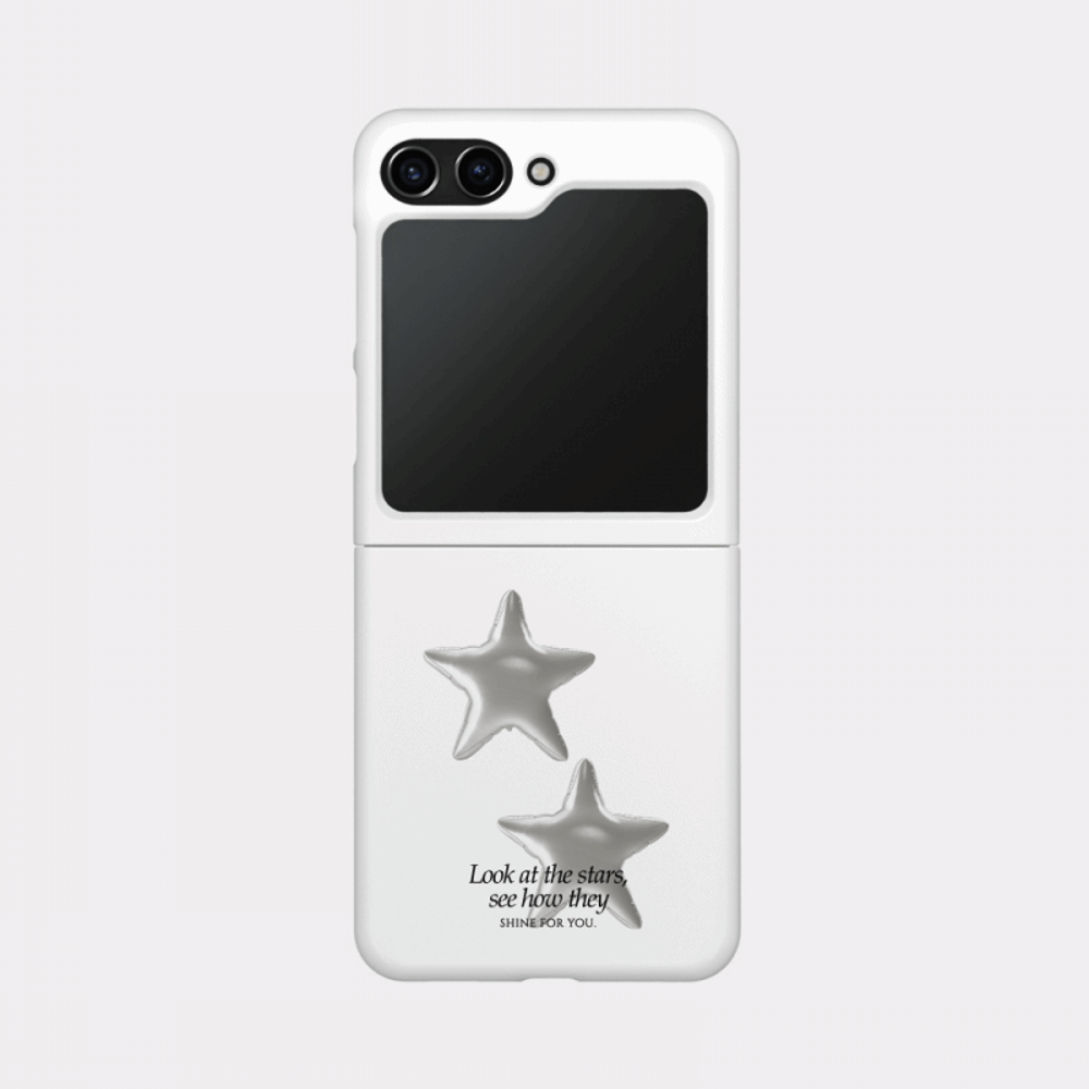 balloon shinning star 디자인 [제트플립 하드 폰케이스]아이폰14 13 12 미니 mini 엑스 프로 pro max 맥스 갤럭시 Z플립 핸드폰 감성