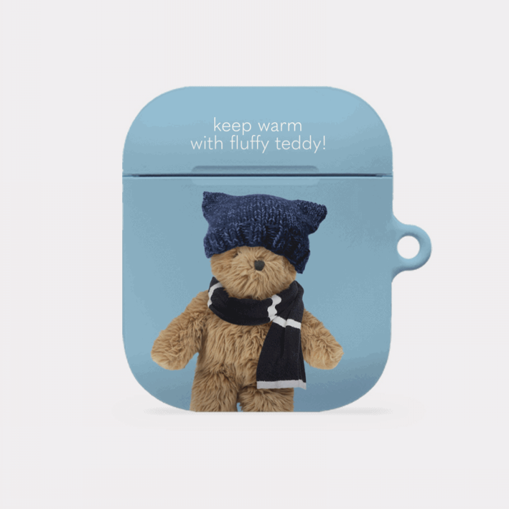 winter fluffy teddy 디자인 [hard 에어팟케이스 시리즈]